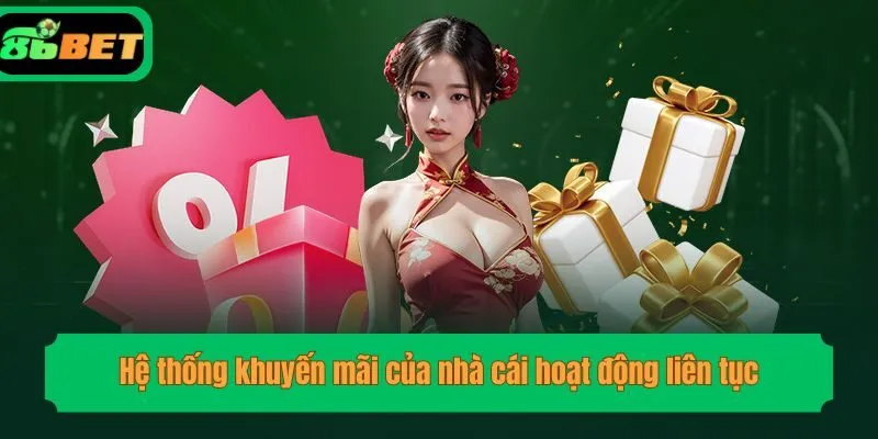 Hệ thống khuyến mãi của nhà cái hoạt động liên tục